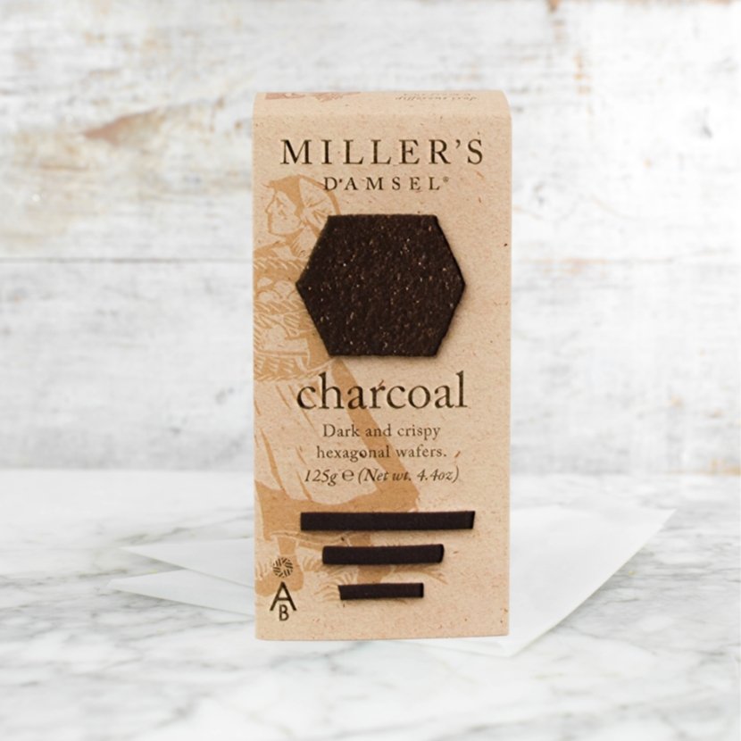 Millers Crackers Charcoal